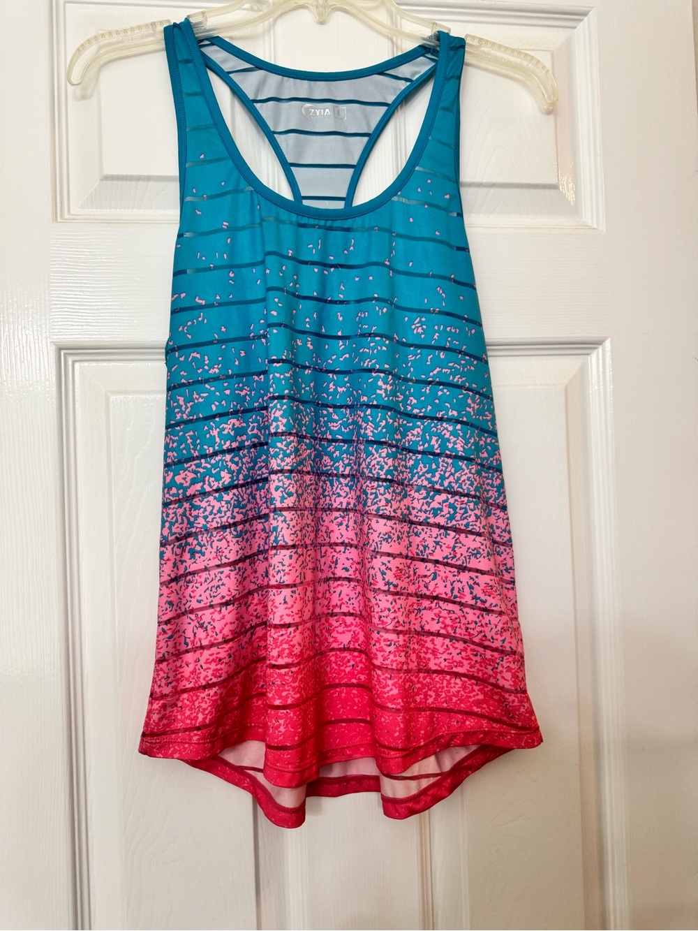 ZYIA  Ombre Racerback Tank Top